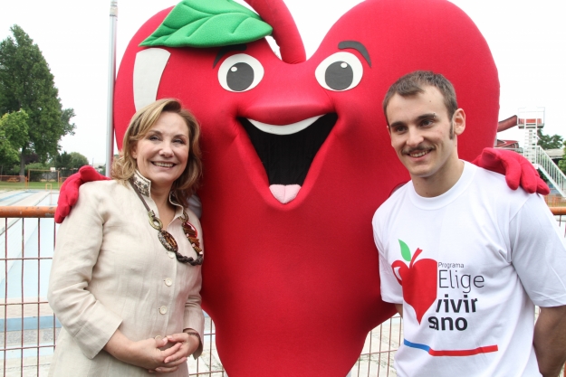 Tomás González apoya el programa Elige Vivir Sano